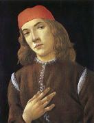Portrait of youth Botticelli